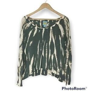 C&C California Women's Small Tie-Dyed Long Sleeved Very Light Tunic Sweater
